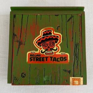 Rojas Street Tacos Wooden Cigar Box